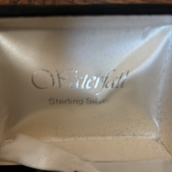 Waterfall vintage sterling silver brooche / pin zebra - Picture 3 of 6